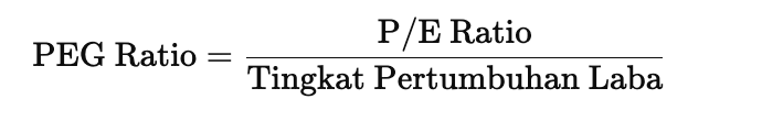 rumus dan cara hitung peg ratio