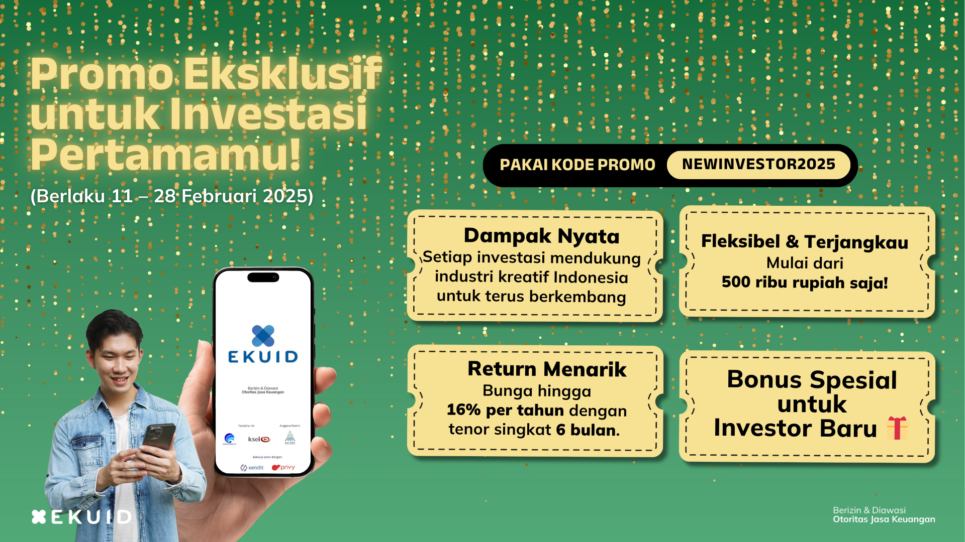 Spesial! Promo Eksklusif Untuk Investor Baru!